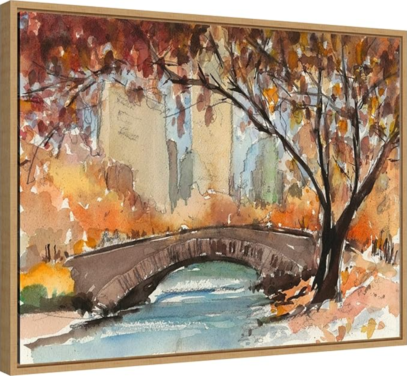 Autumn in New York 18x24 canvas 🍁🍂