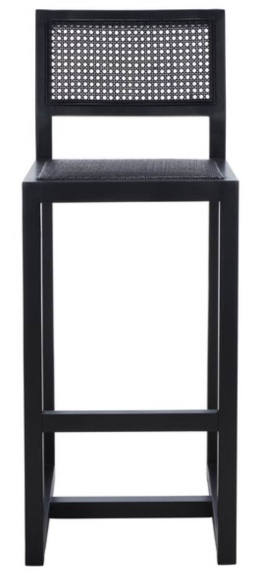 Black rattan barheight barstool 🖤🥂
