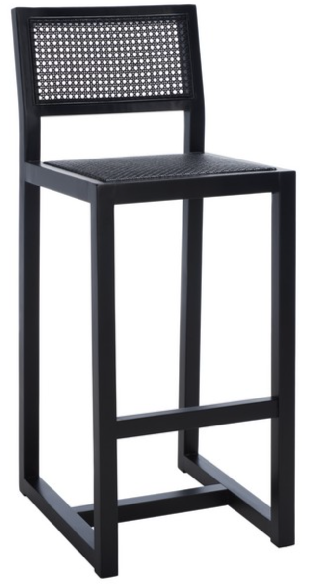 Black rattan barheight barstool 🖤🥂