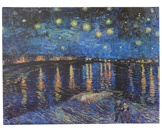 'Starry Night Over the Rhone' by Vincent van Gogh canvas 🌕