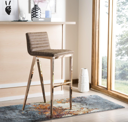 Brown & copper 28-inch barstool🥂