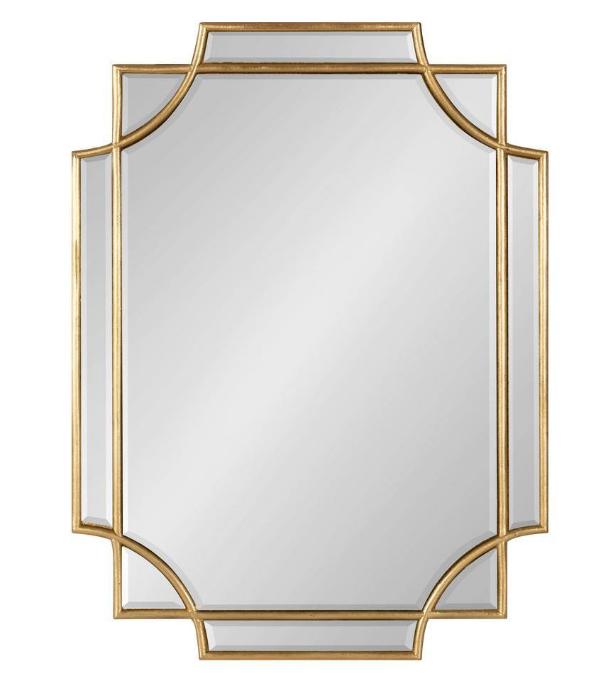 Chic, glam 18x24 gold wall mirror 🪞