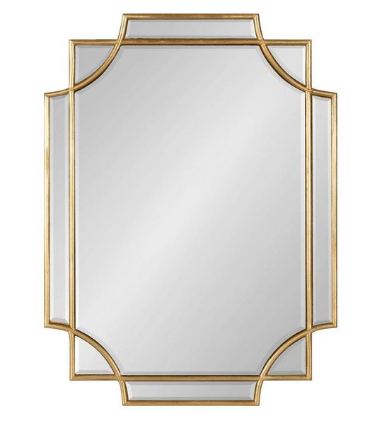 Chic, glam 18x24 gold wall mirror 🪞