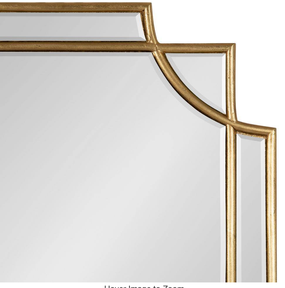 Chic, glam 18x24 gold wall mirror 🪞