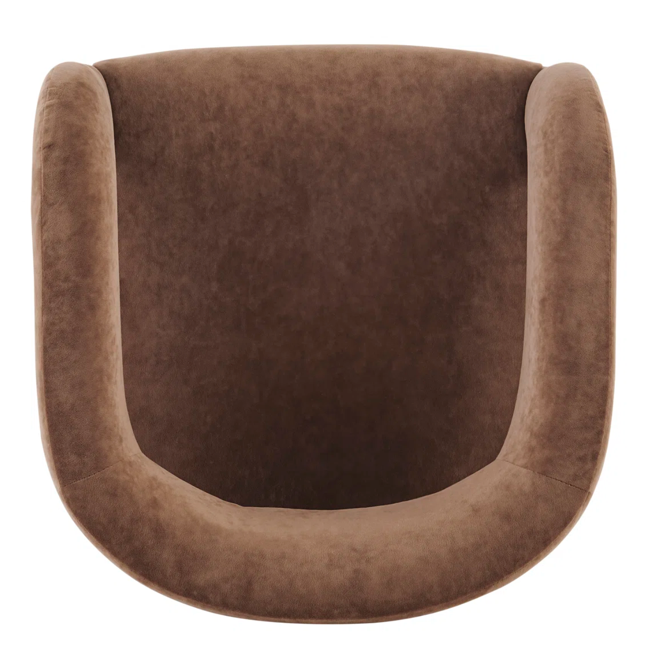 Modern brown velvet accent chair 🤎