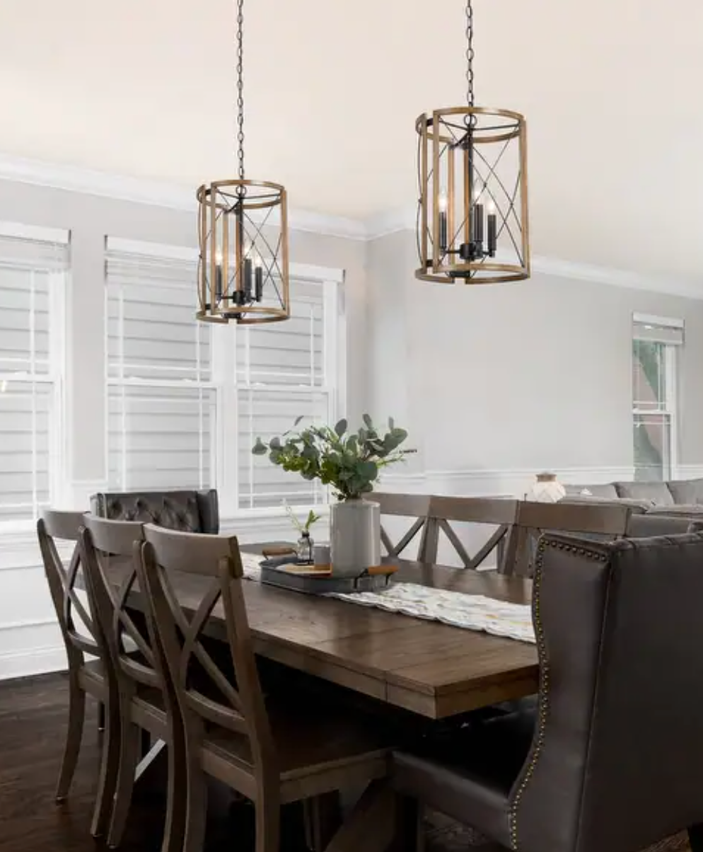 Modern farmhouse 1/3 light cylinder pendant 💡