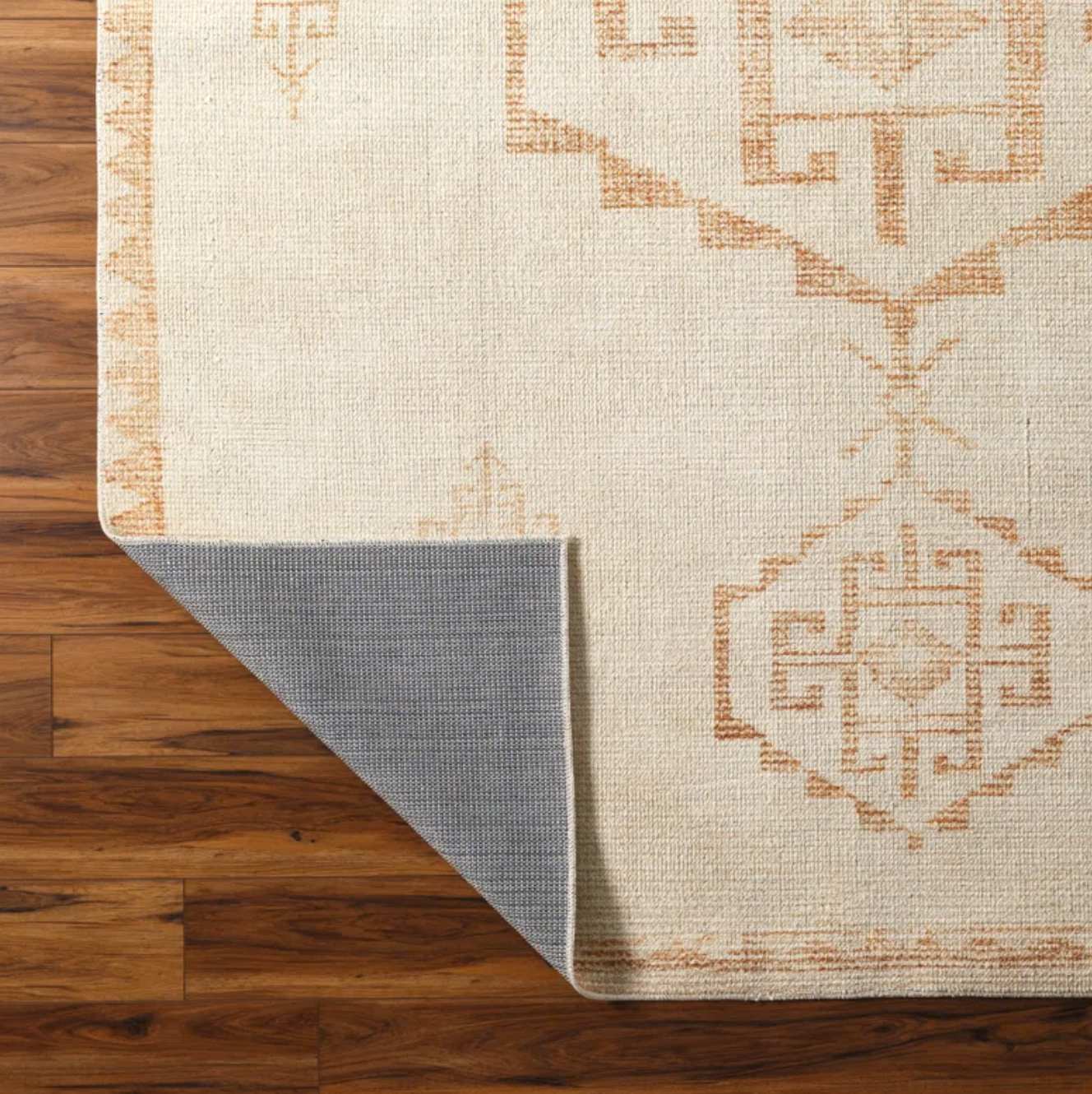 8x10 Becki Owens x Livabliss neutral cream & oak rug 🧡