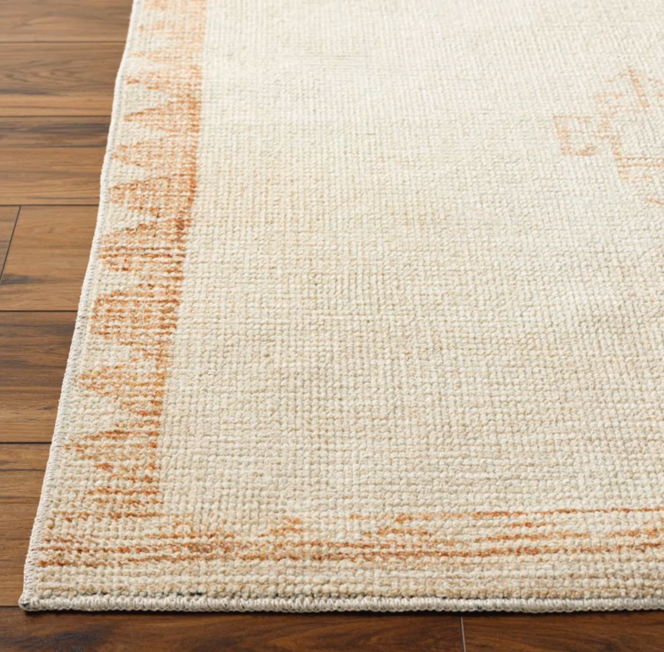8x10 Becki Owens x Livabliss neutral cream & oak rug 🧡