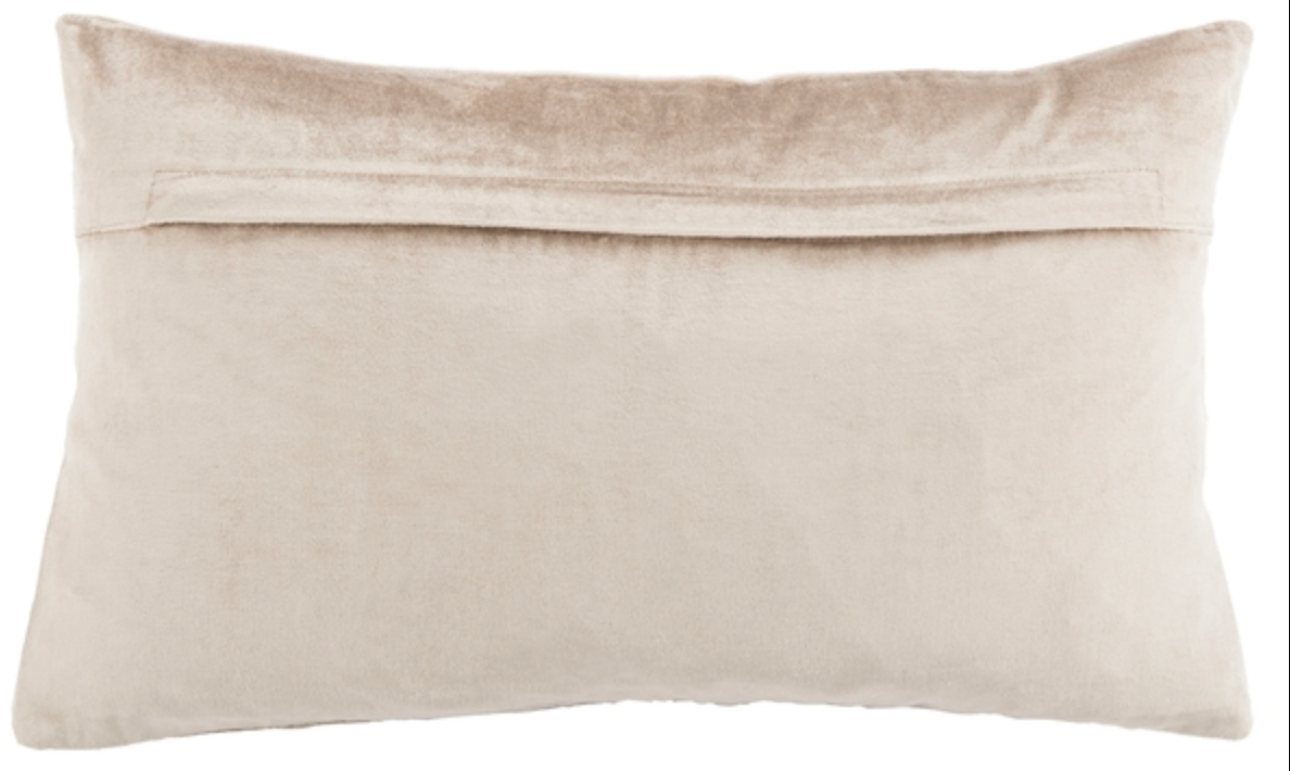 Darling beige & gold 12x22 throw pillow  ✨