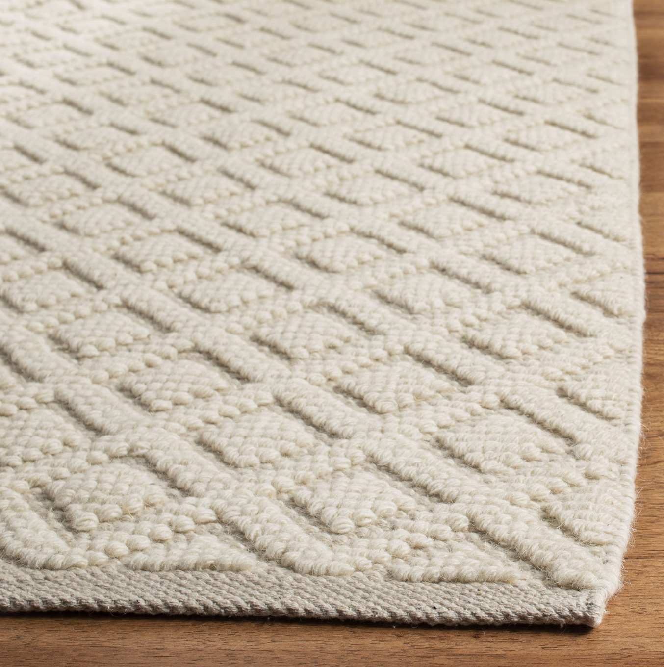 9x12 ivory handmade wool rug 🌻