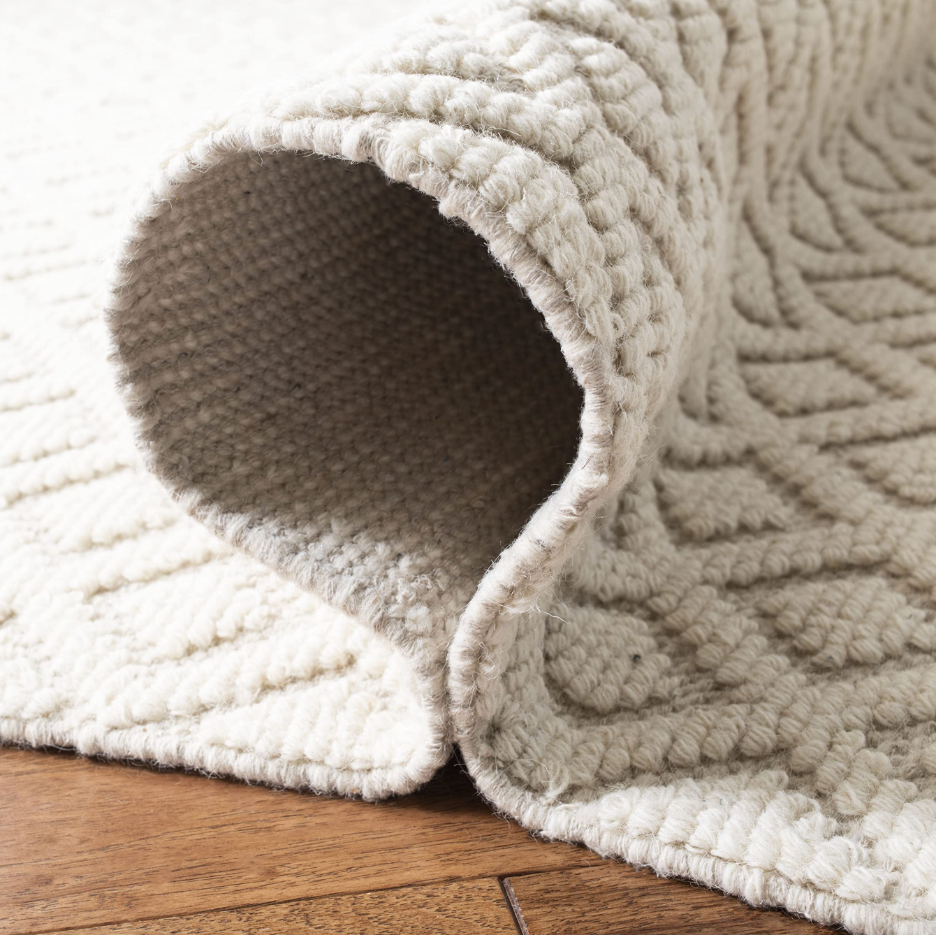 9x12 ivory handmade wool rug 🌻