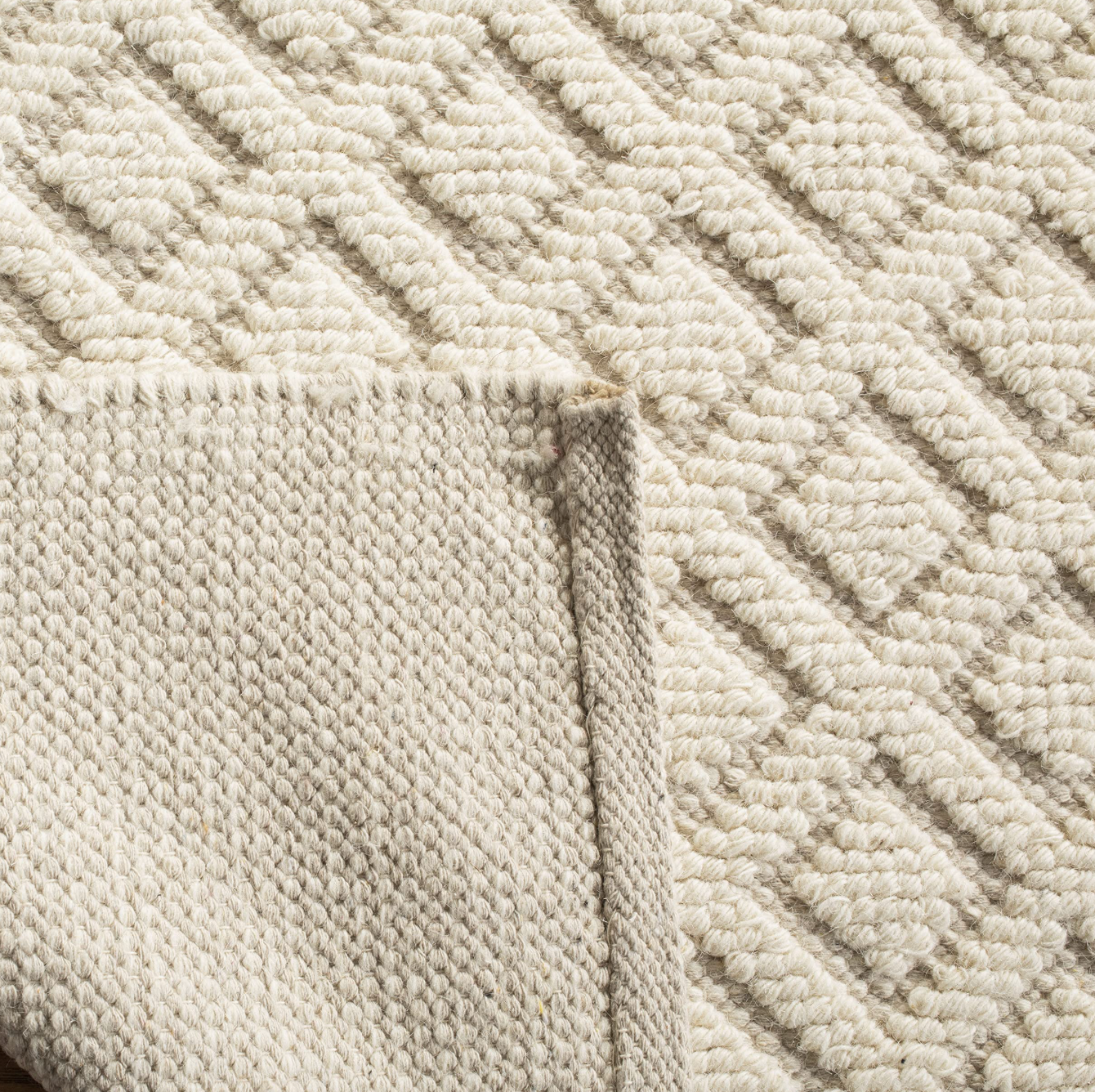 9x12 ivory handmade wool rug 🌻