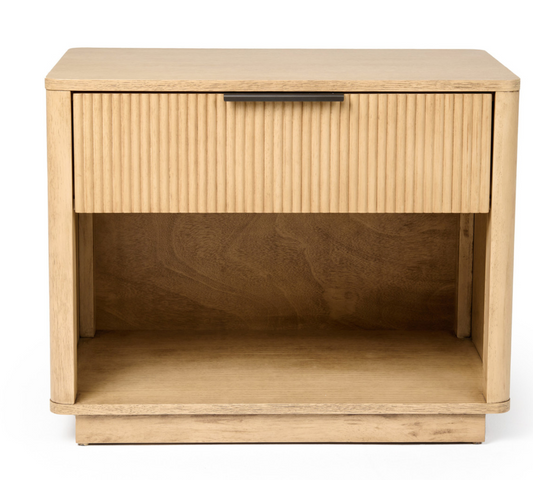 Modern natural oak nightstand 🌼