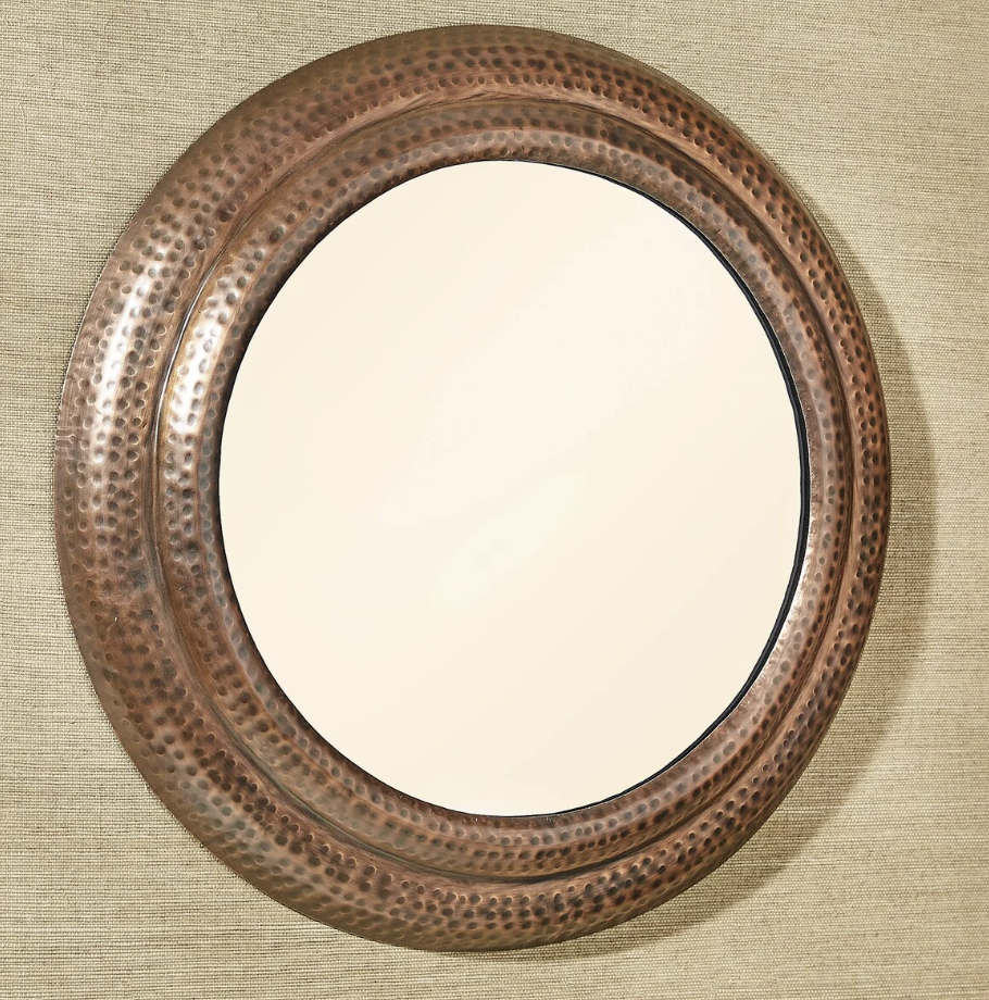 Round 20" copper mirror 🌷