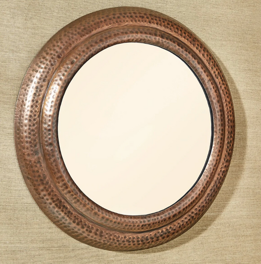 Round 20" copper mirror 🌷
