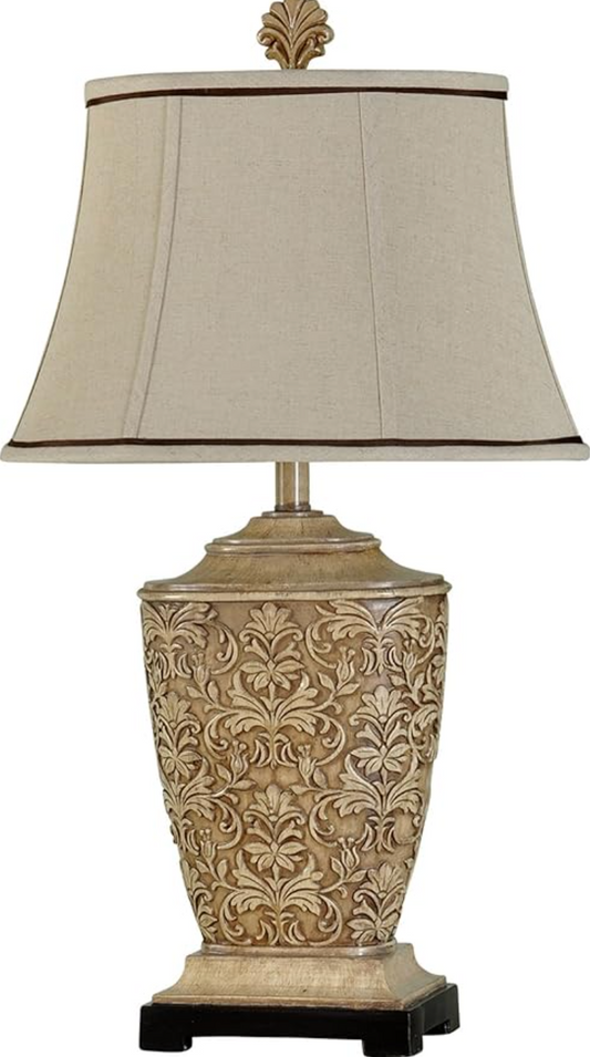 Botanical brown table lamp 💡