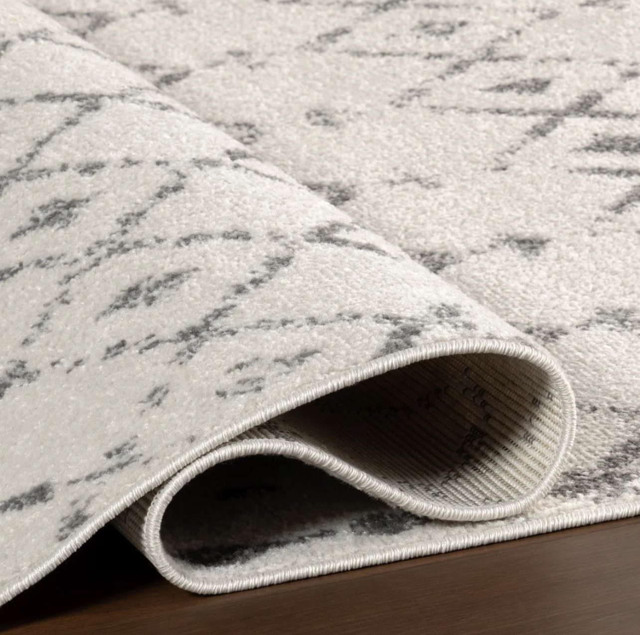 Boho cream & grey 5x8 rug ♡