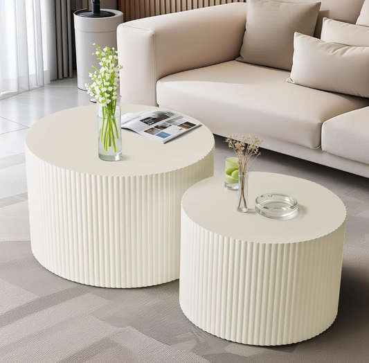 White nesting coffee table set 🍵