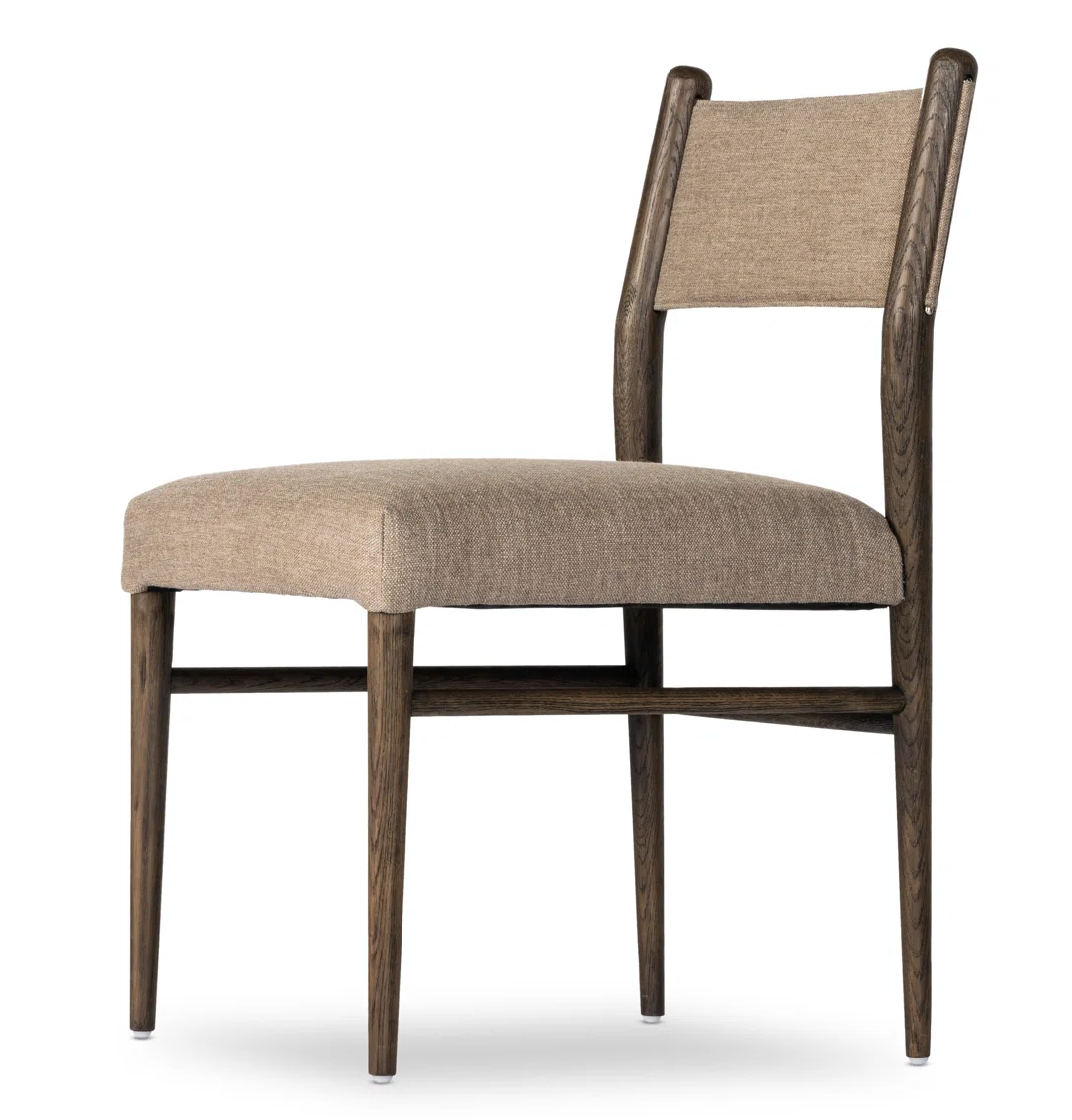 Four Hands upholstered chair w/ oak wood frame 🪑