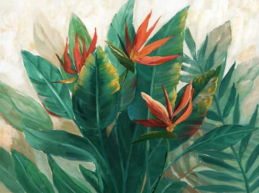 30x40 Birds of Paradise Canvas