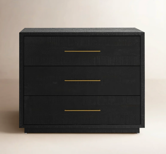 Four Hands burnished black nightstand 🖤