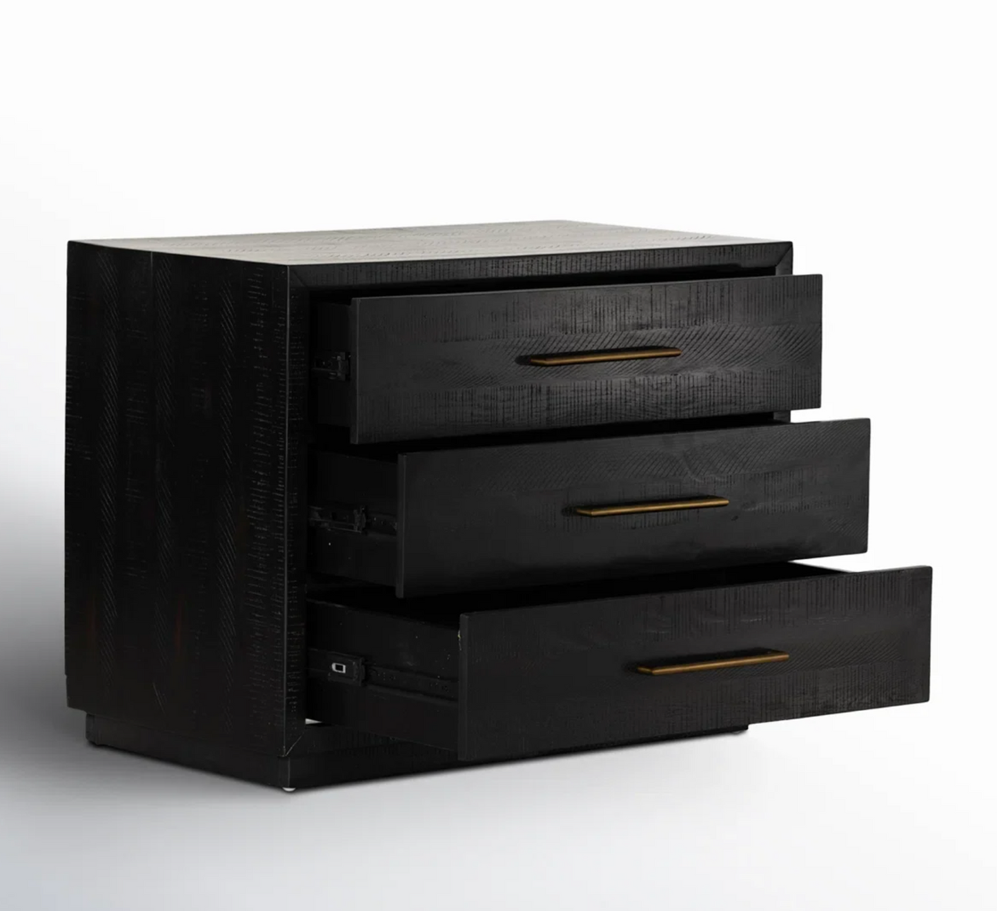 Four Hands burnished black nightstand 🖤