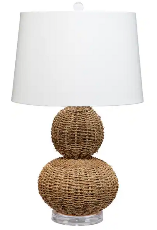 Handwoven Seagrass Table Lamp⚓