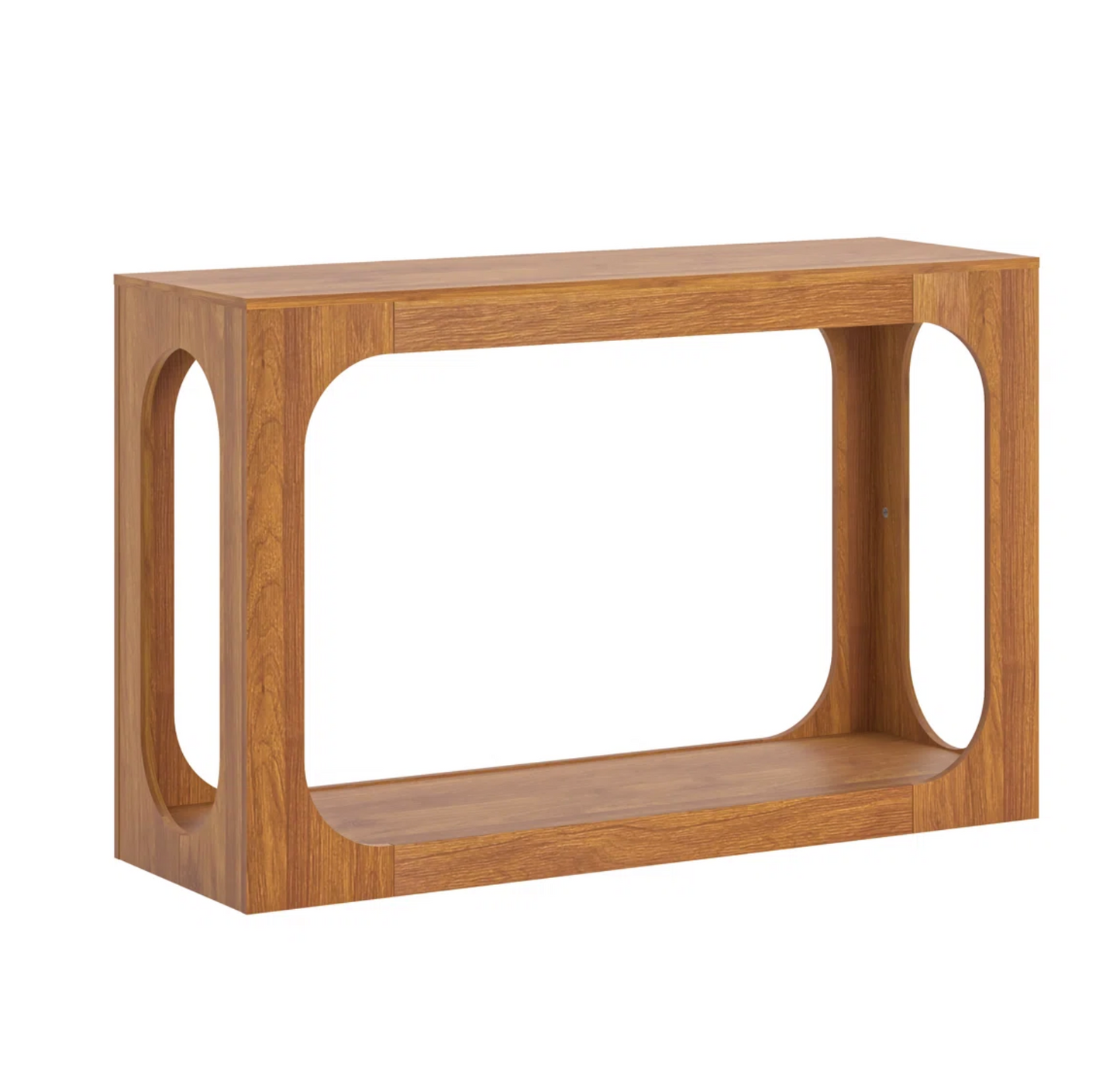 Modern rustic walnut console table🪵