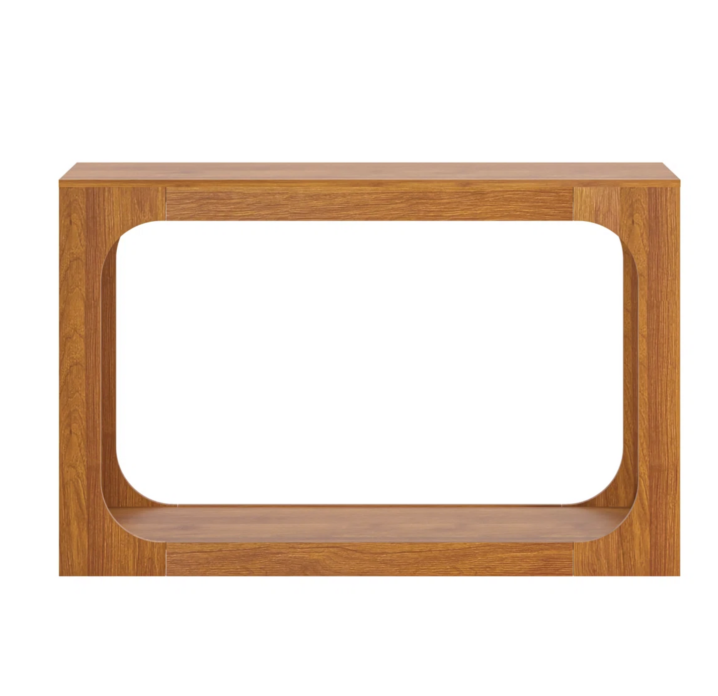 Modern rustic walnut console table🪵