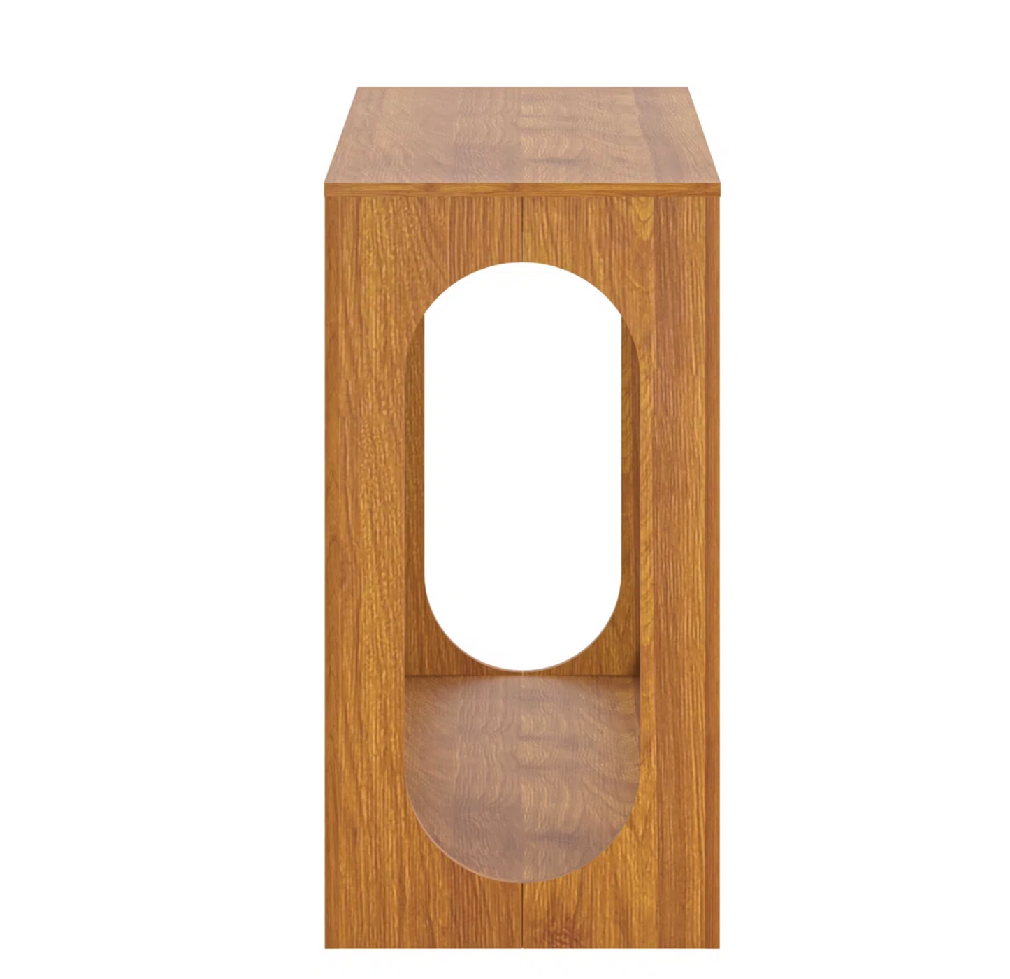 Modern rustic walnut console table🪵