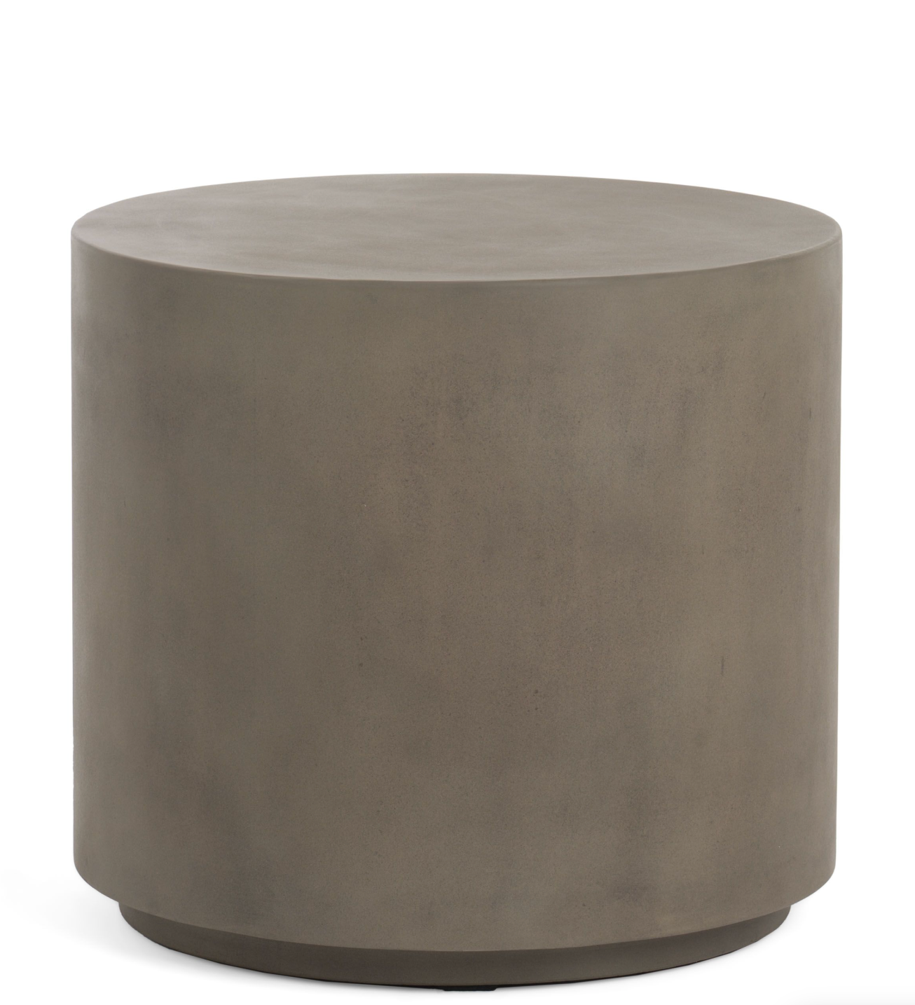 Modern round concrete end table🩶