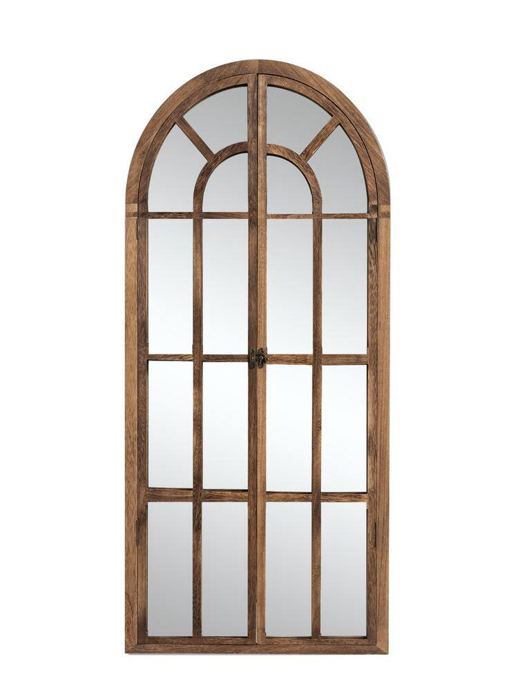 31x71 oversized arched farmhouse wood framed full-length mirror🐏