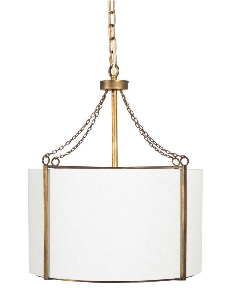 Antique gold statement pendant chandelier💡