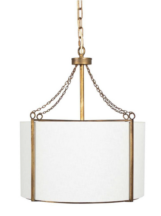 Antique gold statement pendant chandelier💡