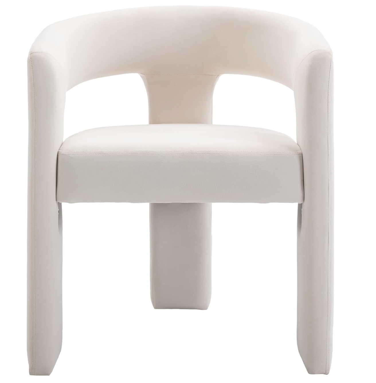 Modern velvet khaki barrel accent or desk chair 🐚