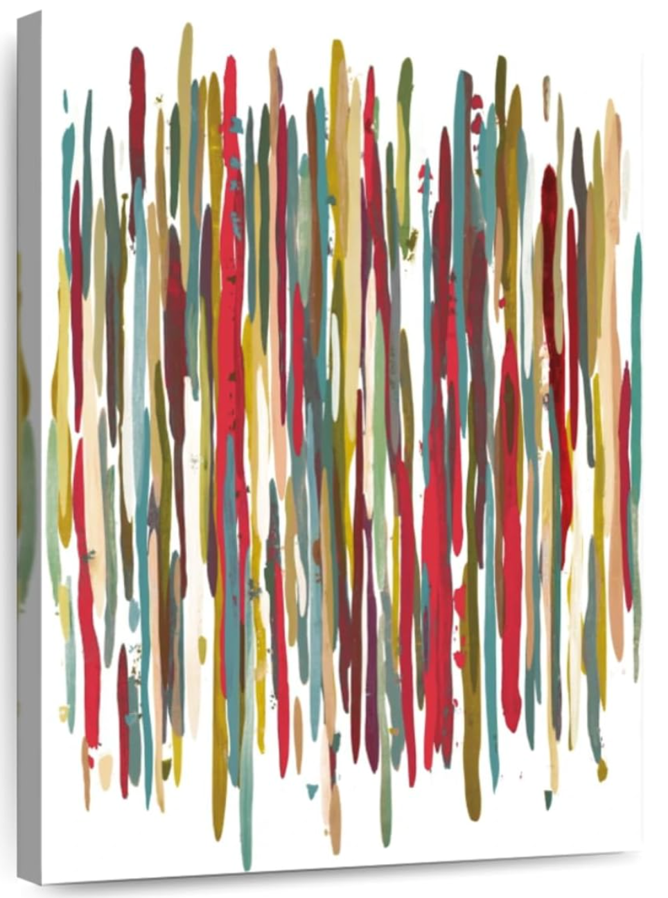 12x16 colorful strokes & lines canvas 🎨