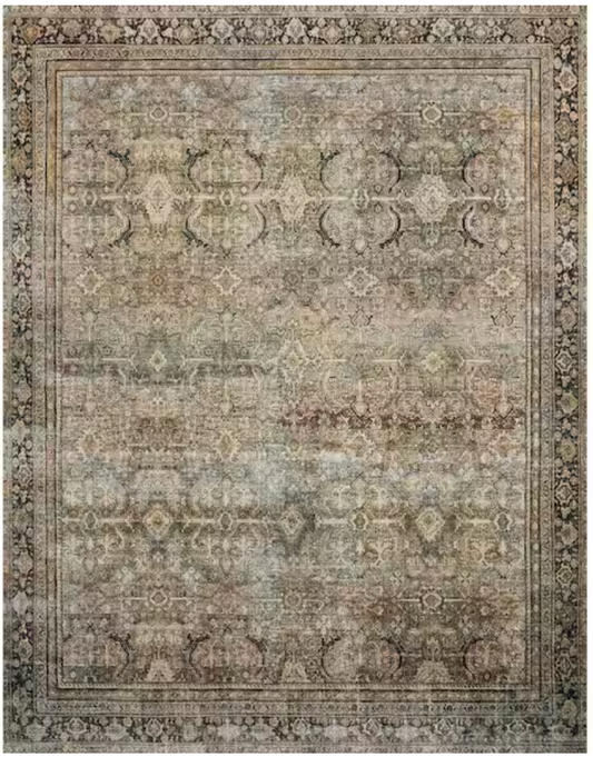 Loloi Olive/Charcoal 7'-6" x 9'-6" vintage-inspired rug 🫒