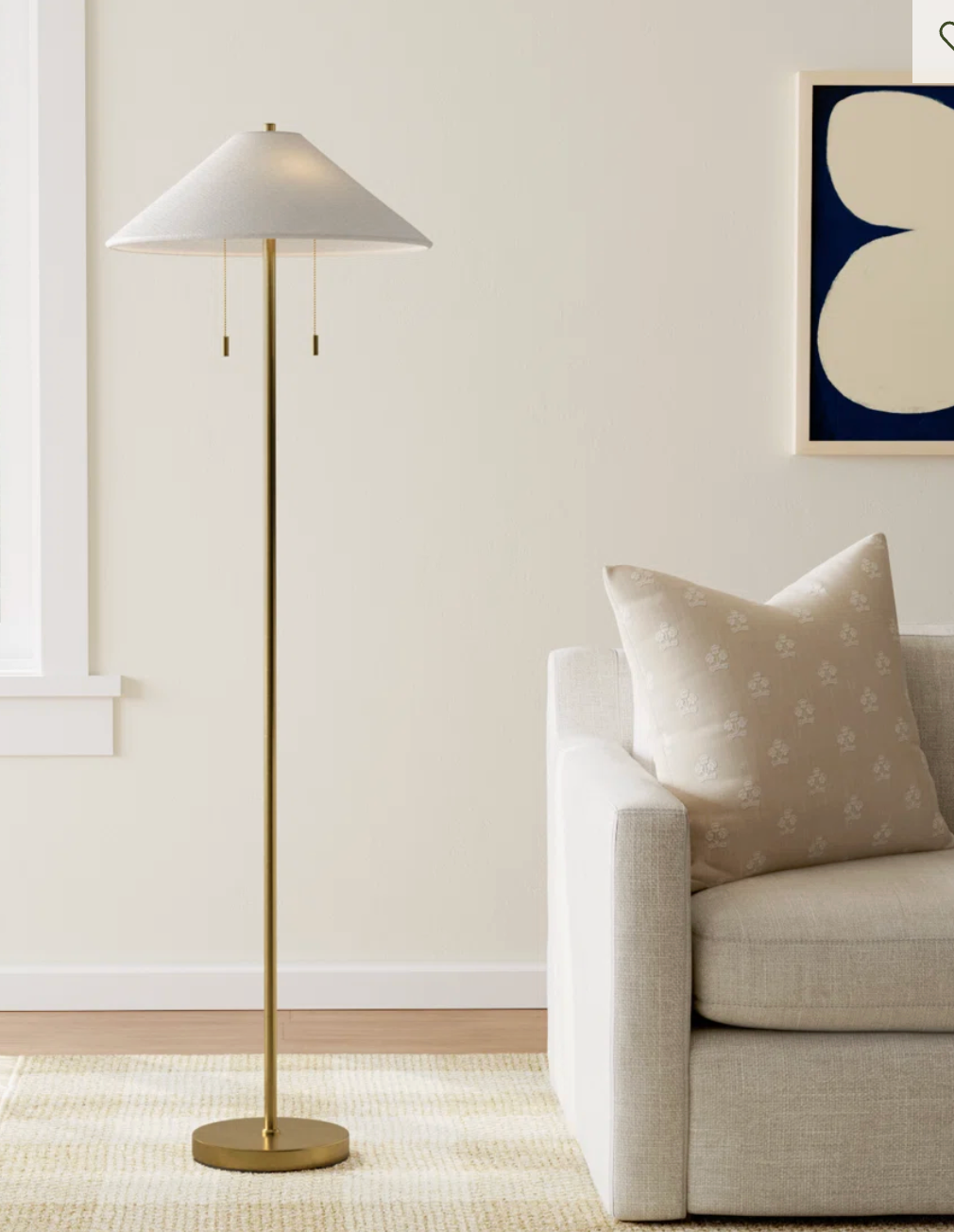 60.5'' traditional brass floor lamp 💡