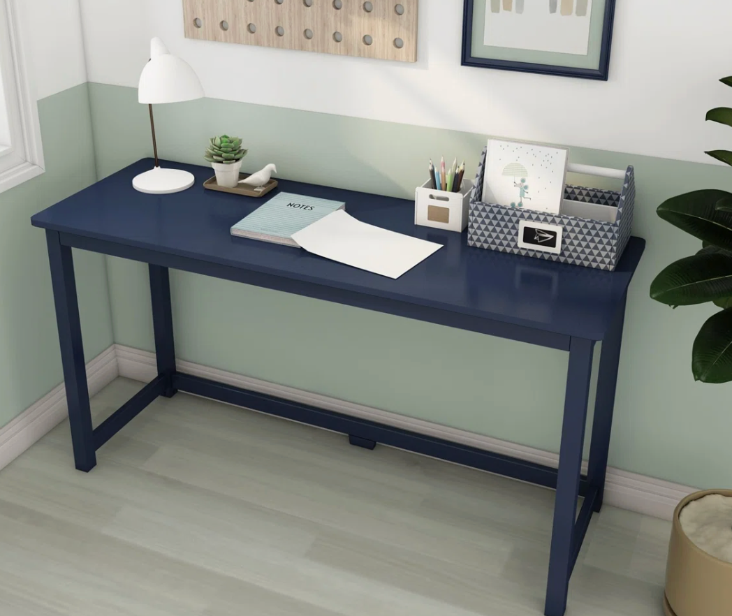 55" wide wood desk ✍️