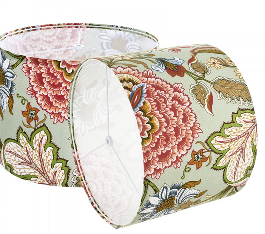 Floral 13" round lamp shade 🌸