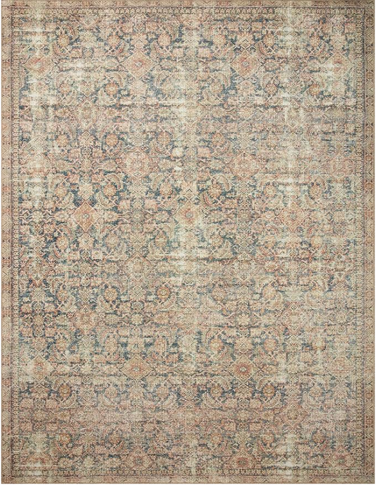 Loloi navy & multi 8x11 rug 🌷