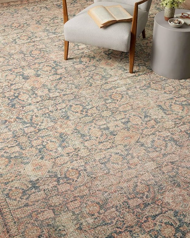 Loloi navy & multi 8x11 rug 🌷