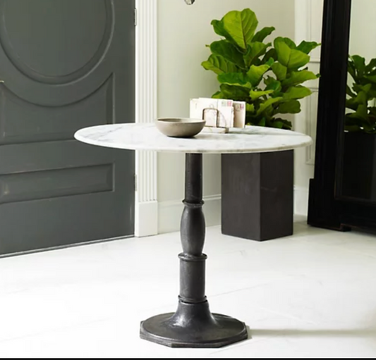 Four Hands white & black bistro table 🤍