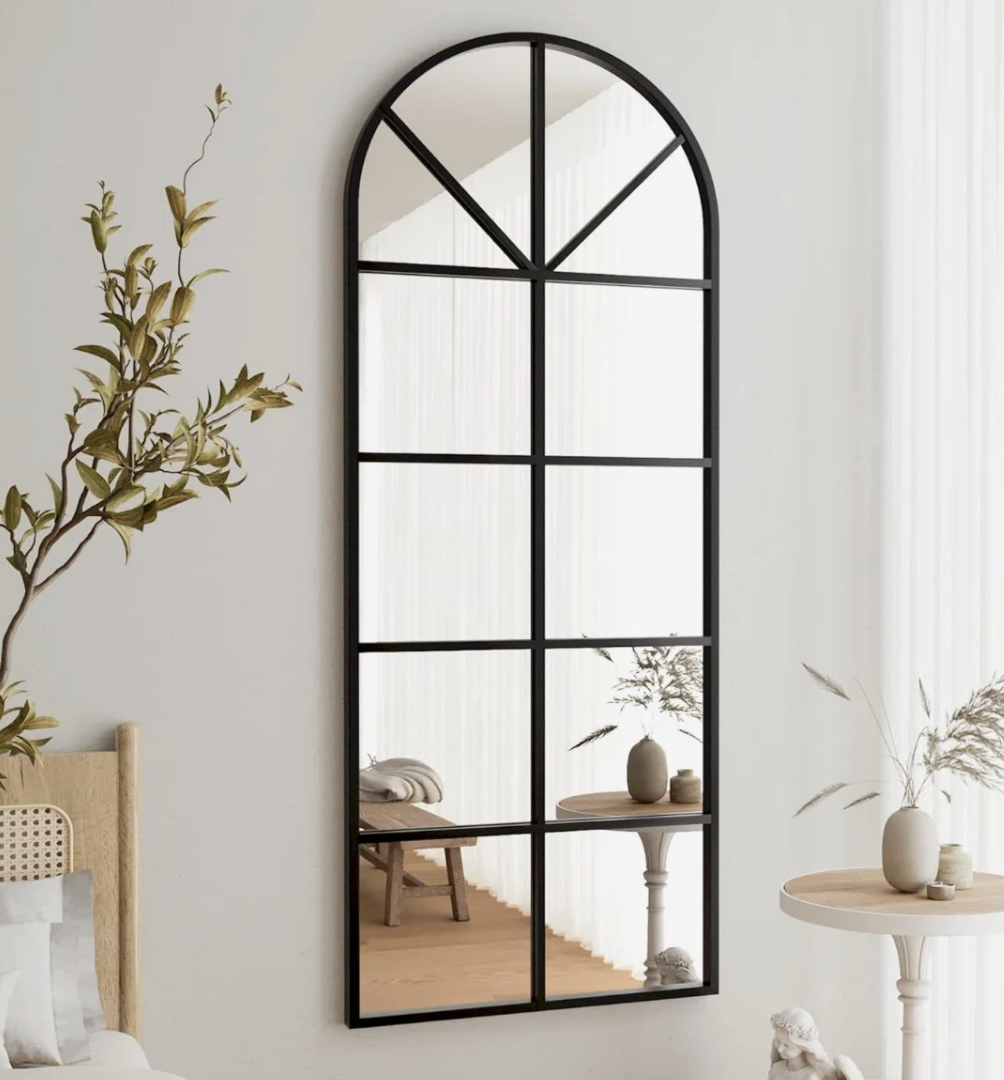 22x65 arched window pane full length mirror 🪞