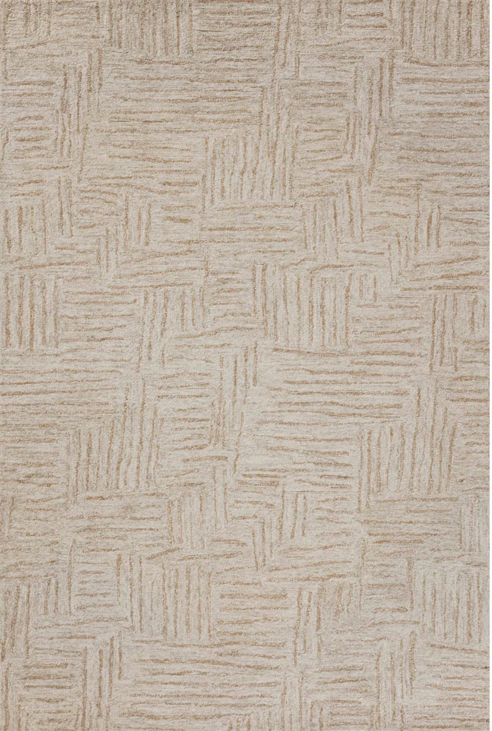 Loloi x Chris Loves Julia smoke & sand 2'-3" x 3'-9" rug 🐚
