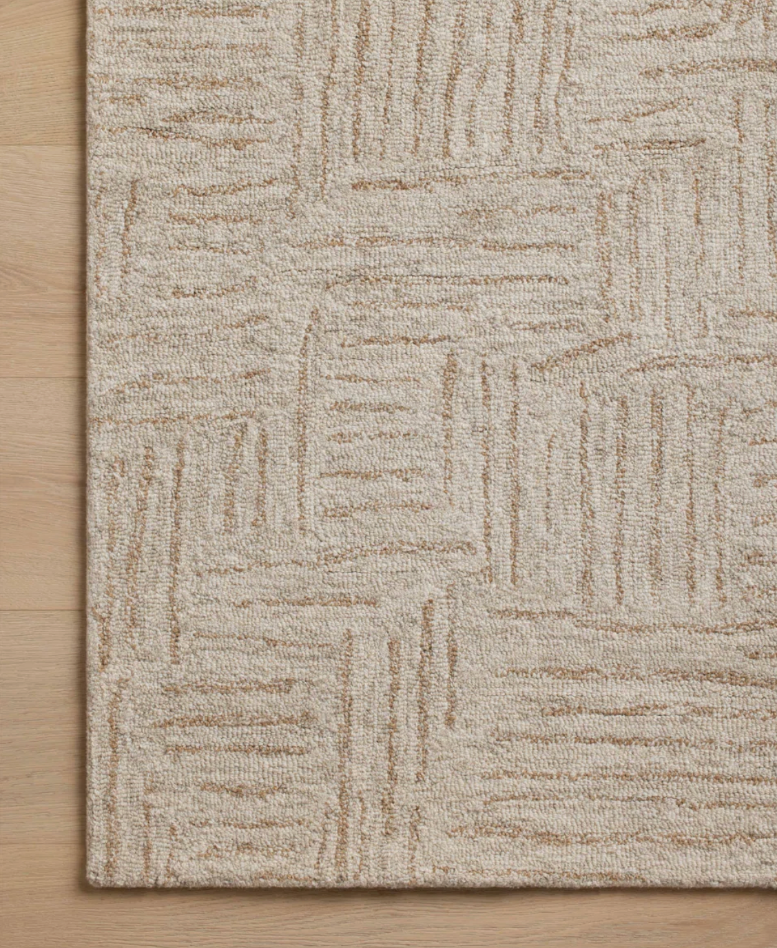 Loloi x Chris Loves Julia smoke & sand 2'-3" x 3'-9" rug 🐚