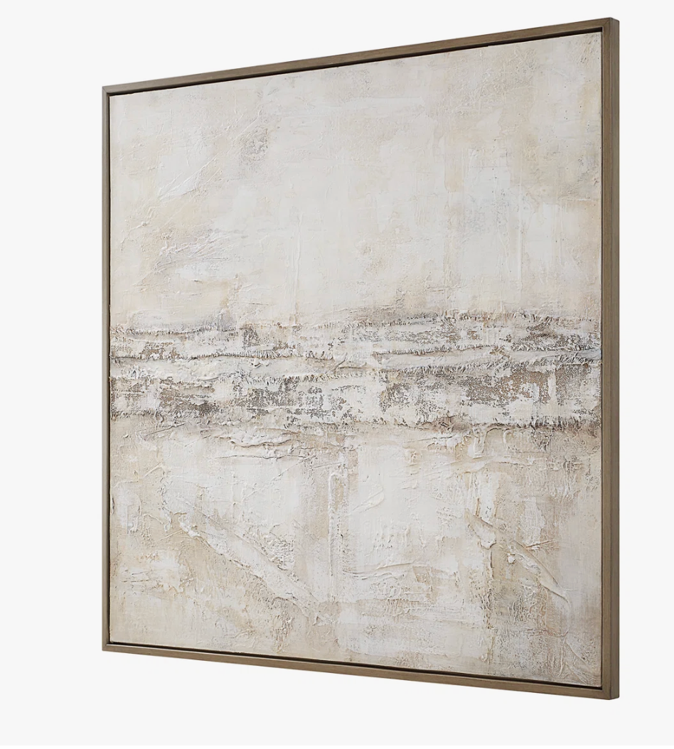 Uttermost desert oasis abstract framed canvas🎍