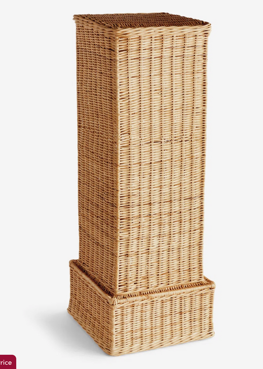 Napa Home & Garden Charleston rattan tall tan pedestal 💐