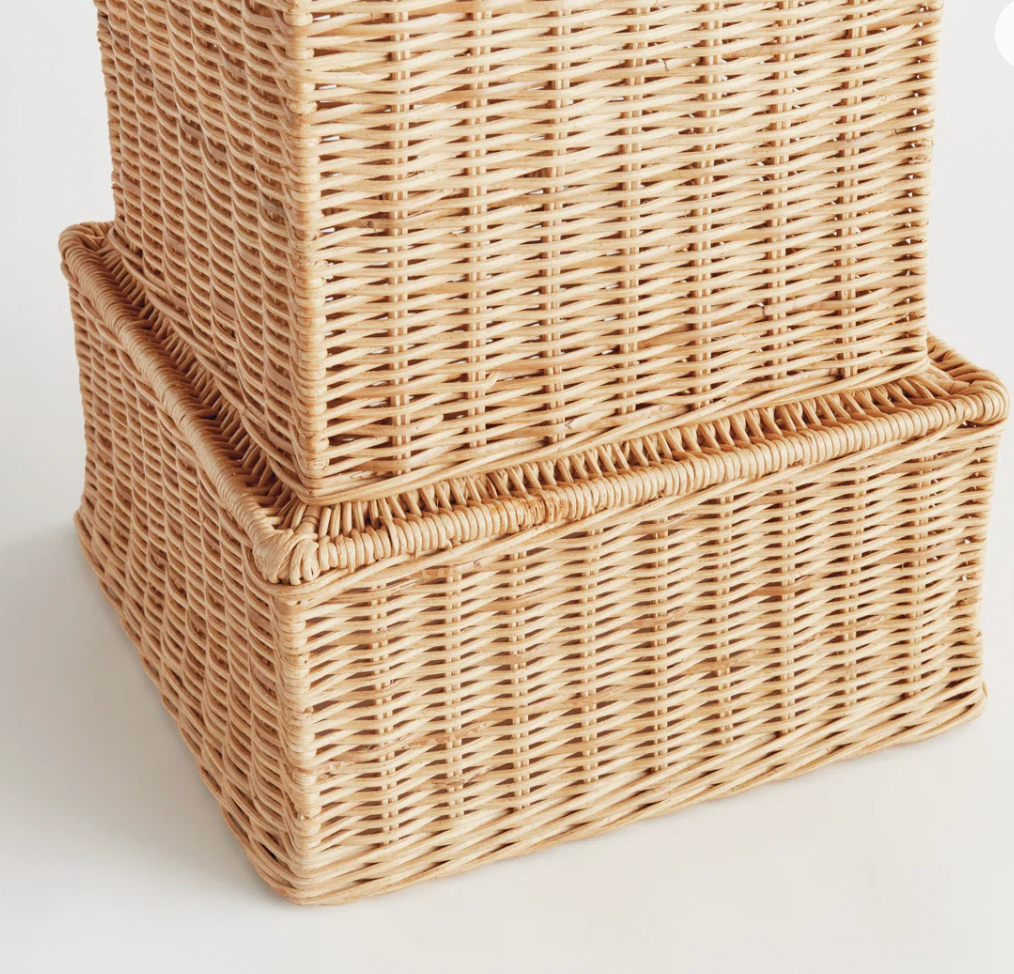 Napa Home & Garden Charleston rattan tall tan pedestal 💐