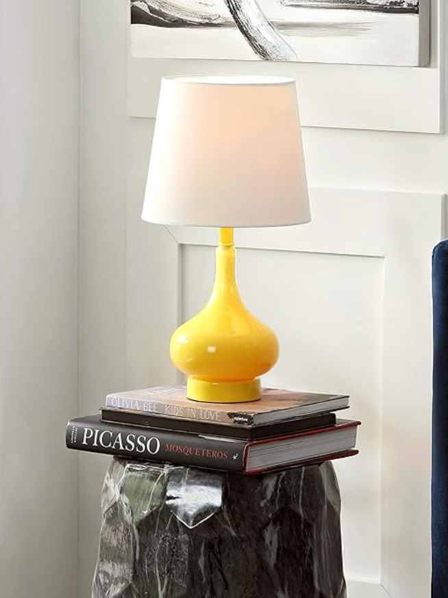 Yellow gourd table lamp 💛